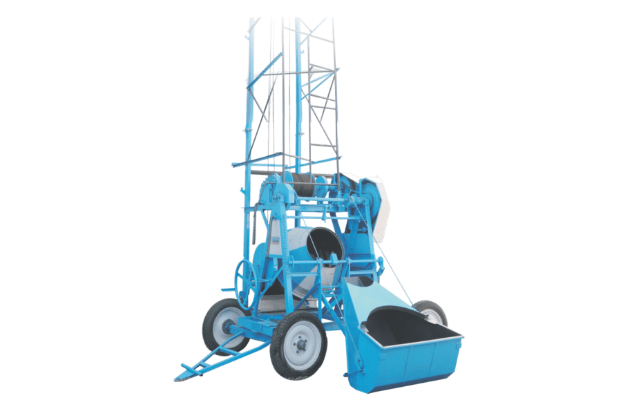 10/7 Concrete Mixer Cum Hoist